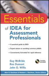E-book, Essentials of IDEA for Assessment Professionals, McBride, Guy., Wiley