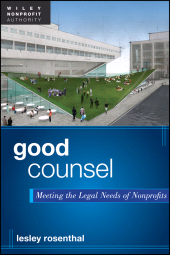 E-book, Good Counsel : Meeting the Legal Needs of Nonprofits, Wiley