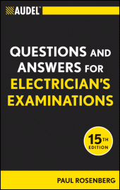 E-book, Audel Questions and Answers for Electrician's Examinations, Rosenberg, Paul, Wiley