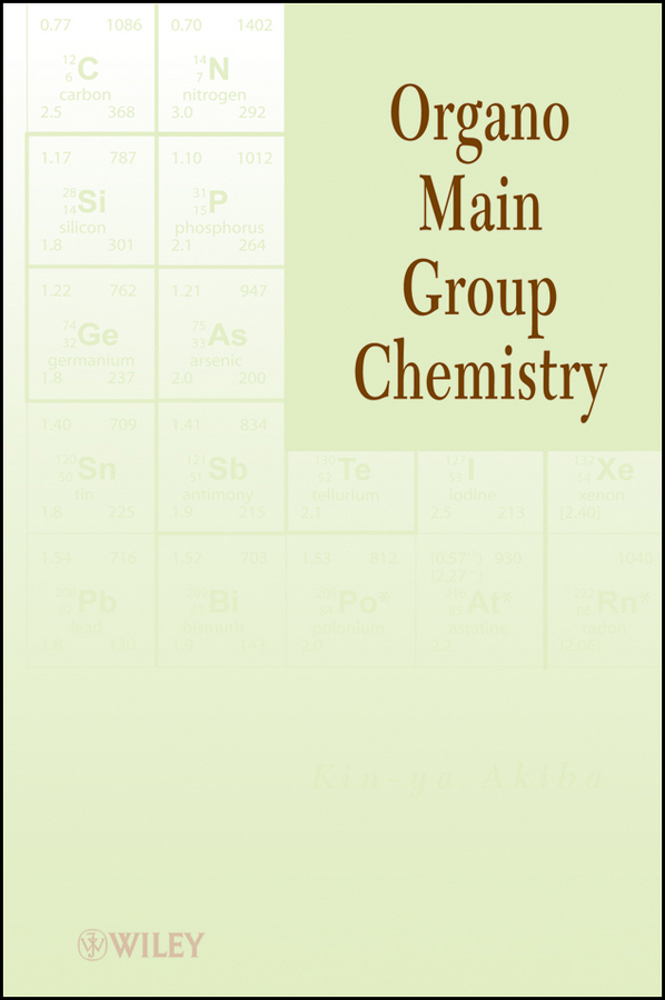 eBook, Organo Main Group Chemistry, John Wiley & Sons
