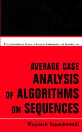 eBook, Average Case Analysis of Algorithms on Sequences, John Wiley & Sons