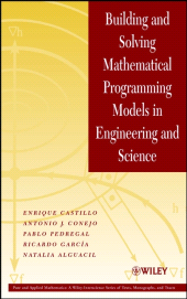 E-book, Building and Solving Mathematical Programming Models in Engineering and Science, John Wiley & Sons
