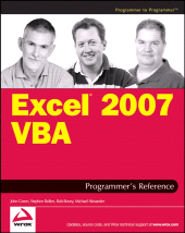 E-book, Excel 2007 VBA Programmer's Reference, Wrox Press