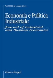 Fascicule, Economia e politica industriale : 39, 1, 2012, Franco Angeli
