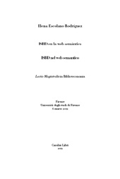 Kapitel, ISBD en la web semántica : lectio magistralis en biblioteconomía, Casalini libri