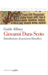 E-book, Giovanni Duns Scoto : introduzione al pensiero filosofico, Alliney, Guido, 1953-, Edizioni di Pagina