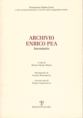 E-book, Archivio Enrico Pea : inventario, Polistampa