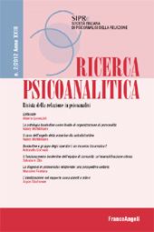 Heft, Ricerca psicoanalitica : rivista della relazione in psicoanalisi : 2, 2012, Franco Angeli