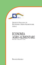 Fascículo, Economia agro-alimentare : XIV, 1, 2012, Franco Angeli