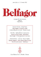 Issue, Belfagor : rassegna di varia umanità : LXVII, 2, 2012, L.S. Olschki