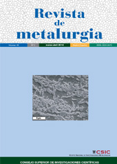 Issue, Revista de metalurgia : 48, 2, 2012, CSIC