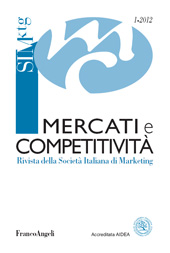 Fascicolo, Mercati e competitività : 1, 2012, Franco Angeli