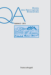 Fascicule, QA : Rivista dell'Associazione Rossi-Doria : 2, 2012, Franco Angeli