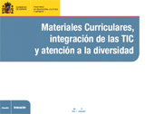 eBook, Materiales curriculares, integración de las TIC y atención a la diversidad, Ministerio de Educación, Cultura y Deporte