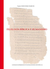 E-book, Filología bíblica y humanismo, CSIC, Consejo Superior de Investigaciones Científicas
