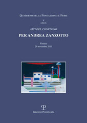 E-book, Per Andrea Zanzotto : atti del convegno, Firenze, 29 novembre 2011, Polistampa