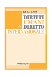 Issue, Diritti umani e diritto internazionale : 6, 2, 2012, Franco Angeli