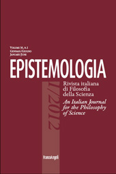 Revista, Epistemologia : rivista italiana di filosofia della scienza, Tilgher  ; Franco Angeli