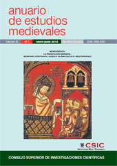 Heft, Anuario de estudios medievales : 42, 1, 2012, CSIC, Consejo Superior de Investigaciones Científicas