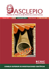 Issue, Asclepio : revista de historia de la medicina y de la ciencia : LXIV, 1, 2012, CSIC, Consejo Superior de Investigaciones Científicas