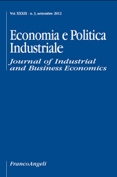 Fascículo, Economia e politica industriale : 39, 3, 2012, Franco Angeli