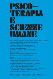 Heft, Psicoterapia e scienze umane : XLVI, 3, 2012, Franco Angeli