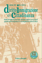 Fascículo, Diritto, immigrazione e cittadinanza : 2, 2012, Franco Angeli