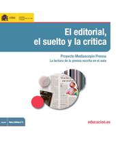 eBook, El editorial, el suelto y la crítica, Ministerio de Educación, Cultura y Deporte