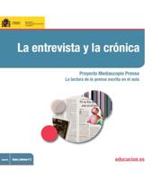 E-book, La entrevista y la crónica, Ministerio de Educación, Cultura y Deporte