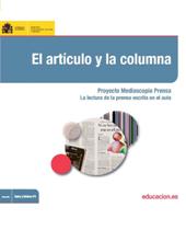 E-book, El artículo y la columna, Ministerio de Educación, Cultura y Deporte