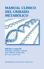 eBook, Manual clínico del cribado metabólico, Universidad de Santiago de Compostela