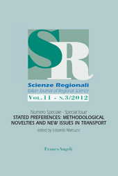 Fascicolo, Scienze regionali : Italian Journal of regional Science : 11, 3, 2012, Franco Angeli