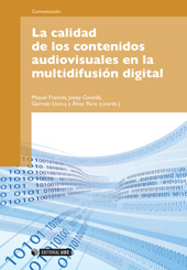 E-book, La calidad de los contenidos audiovisuales en la multidifusión digital, Editorial UOC