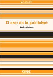 E-book, El dret de la publicitat, Vilajoana, Sandra, Editorial UOC