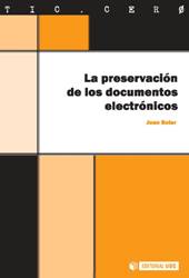 E-book, La preservación de los documentos electrónicos, Soler, Joan, Editorial UOC