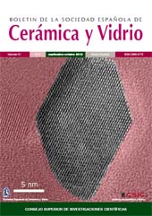 Fascicule, Boletin de la sociedad española de cerámica y vidrio : 51, 5, 2012, CSIC, Consejo Superior de Investigaciones Científicas