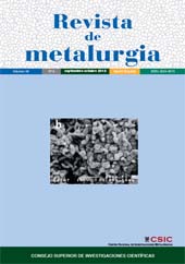 Issue, Revista de metalurgia : 48, 5, 2012, CSIC, Consejo Superior de Investigaciones Científicas