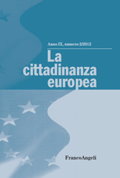 Fascicolo, La cittadinanza europea : IX, 2, 2012, Franco Angeli