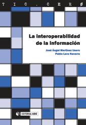 E-book, La interoperabilidad de la información, Martínez Usero, José Ángel, Editorial UOC