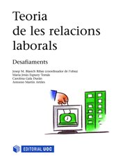 eBook, Teoria de les relacions laborals : desafiaments, Editorial UOC
