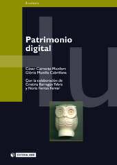 E-book, Patrimonio digital : un nuevo medio al servicio de las instituciones culturales, Carreras Monfort, César, Editorial UOC