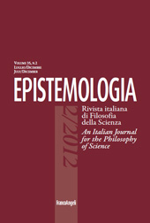 Issue, Epistemologia : rivista italiana di filosofia della scienza : XXXV, 2, 2012, Franco Angeli