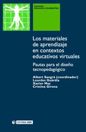 E-book, Los materiales de aprendizaje en contextos educativos virtuales : pautas para el diseño tecnopedagógico, Editorial UOC