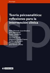 E-book, Teoría psicoanalítica : reflexiones para la intervención clínica, Editorial UOC