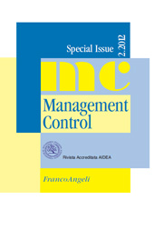 Issue, Management Control : supplemento 2, 2012, Franco Angeli