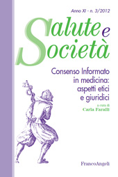 Issue, Salute e società : XI, 3, 2012 [italiano], Franco Angeli