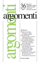 Artikel, La ricerca del lavoro : problema di costi e di rigidità del mercato? : uno studio di caso sui tirocini di formazione e orientamento, Franco Angeli