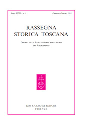 Fascicolo, Rassegna storica toscana : LVIII, 1, 2012, L.S. Olschki