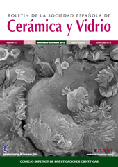 Issue, Boletin de la sociedad española de cerámica y vidrio : 51, 6, 2012, CSIC, Consejo Superior de Investigaciones Científicas