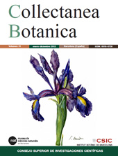 Fascicule, Collectanea botanica : 31, 2012, CSIC
